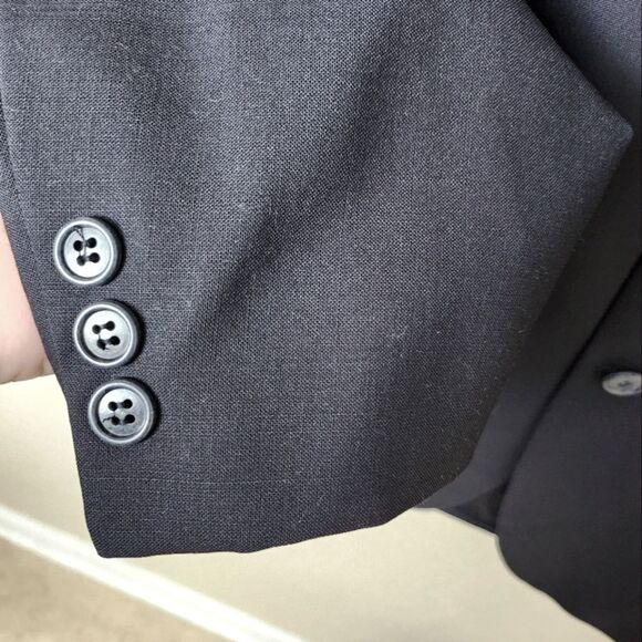 Brooks Brothers Brooksease Wool Blazer Mens Navy Blue Size 44L - Picture 3 of 7